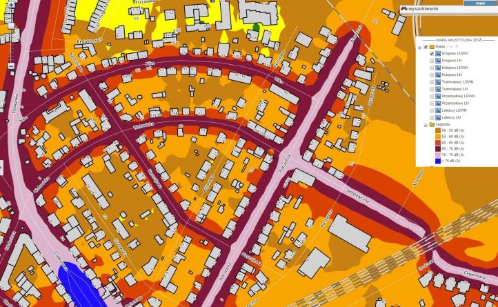 mapa akustyczna 2012 - Jak rozjechać miasto-ogród?